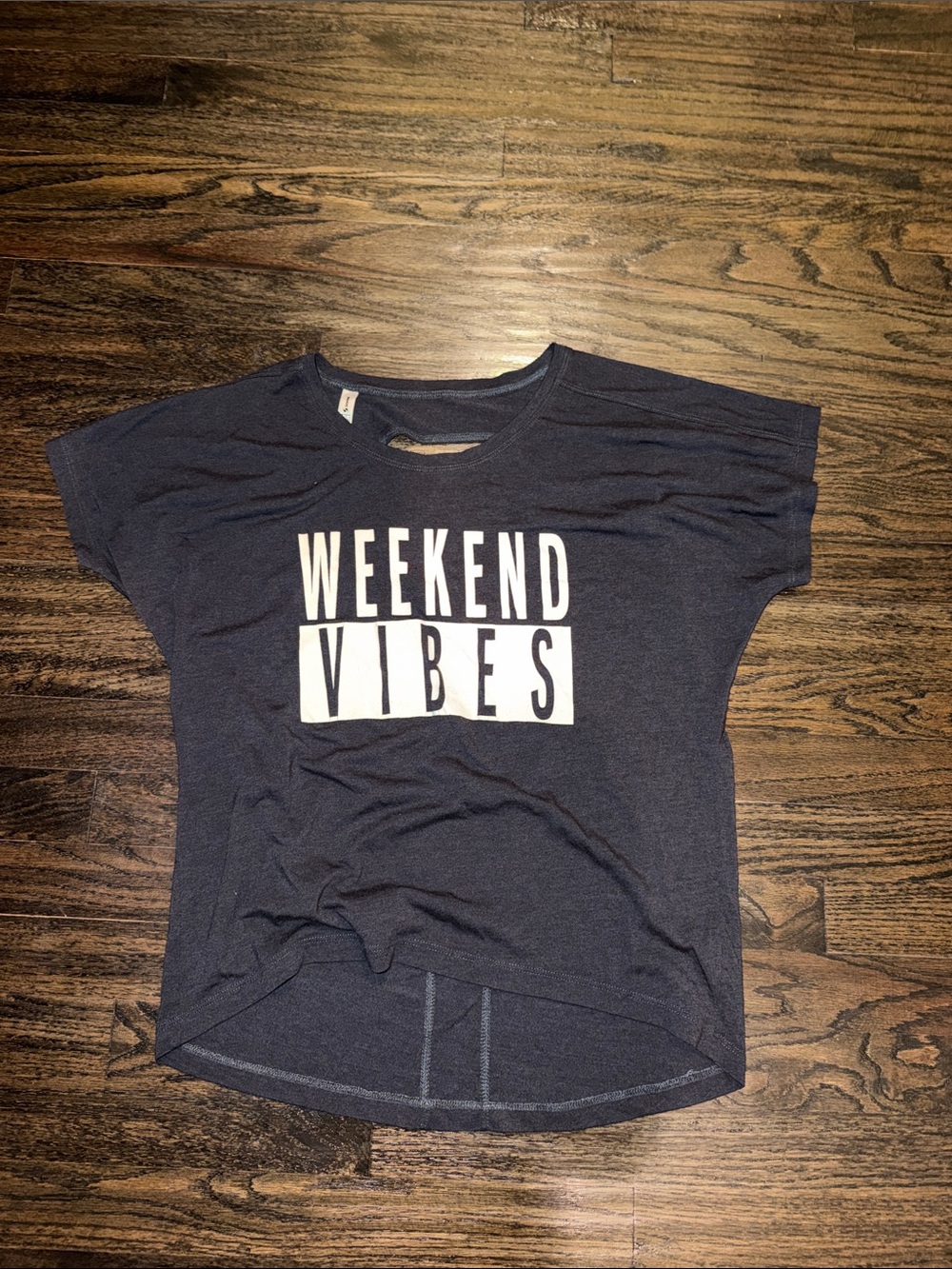 Weekend Vibes Navy Short Sleeve Tee